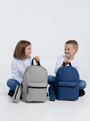 Детский рюкзак Base Kids с пеналом, темно-синий — фото 9
