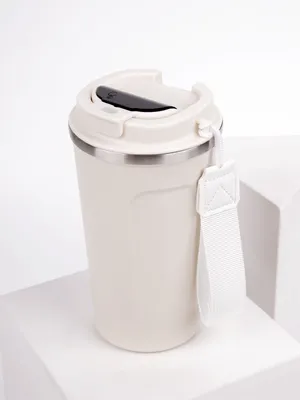 Смарт-стакан с заменяемой батареей tellMug, ver.2, молочно-белый — фото 12