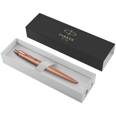 Ручка шариковая Parker Jotter XL Monochrome Pink Gold, розовое золото — фото 3