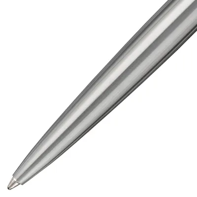 Ручка шариковая Parker Jotter XL Monochrome Grey, серебристая — фото 2