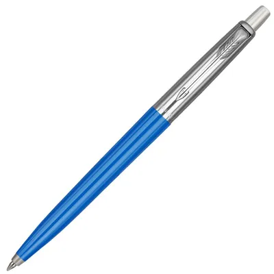 Ручка шариковая Parker Jotter Originals Blue Chrome CT, синяя — фото 1