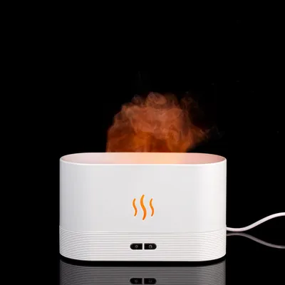 Увлажнитель-ароматизатор с имитацией пламени Fuego ver.2, белый — фото 9