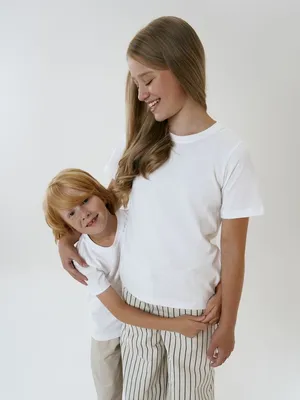 Футболка детская T-Bolka Kids, белая (белоснежная) — фото 8