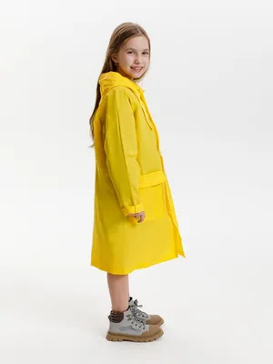 Дождевик детский RainDrop Kids, желтый — фото 10