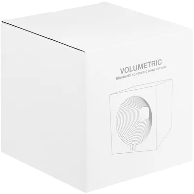 Bluetooth-колонка с подсветкой Volumetric, белая — фото 9