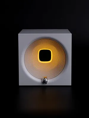 Bluetooth-колонка с подсветкой Volumetric, белая — фото 8