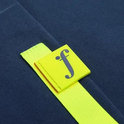 Футболка оверсайз с двойным рукавом Kosmos, темно-синяя — фото 13