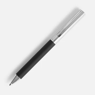 Ручка шариковая Eyeshot Soft Touch, черная — фото 2