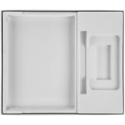 Коробка Overlap под ежедневник, аккумулятор и ручку, ver.2, серая — фото 2