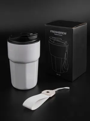 Термостакан Freshbrew, белый — фото 10