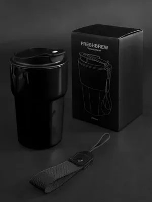Термостакан Freshbrew, черный — фото 10
