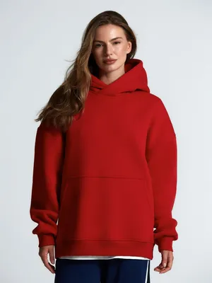 Худи Kulonga Oversize, красное — фото 6