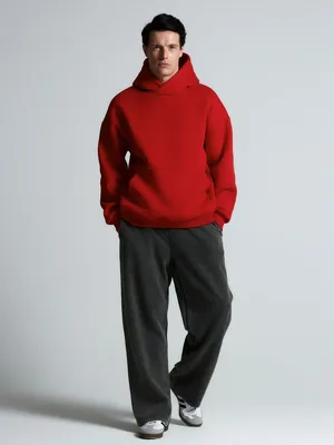 Худи Kulonga Oversize, красное — фото 13