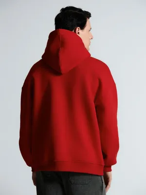 Худи Kulonga Oversize, красное — фото 14