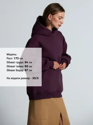 Худи Kulonga Oversize, фиолетовое — фото 5