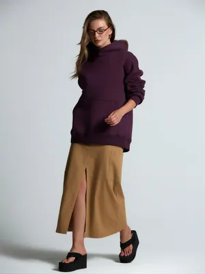 Худи Kulonga Oversize, фиолетовое — фото 7