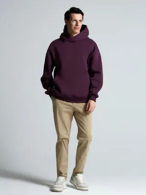 Худи Kulonga Oversize, фиолетовое — фото 12