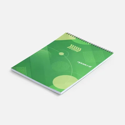 Блокнот на заказ Sketch Print M, без линовки — фото 1