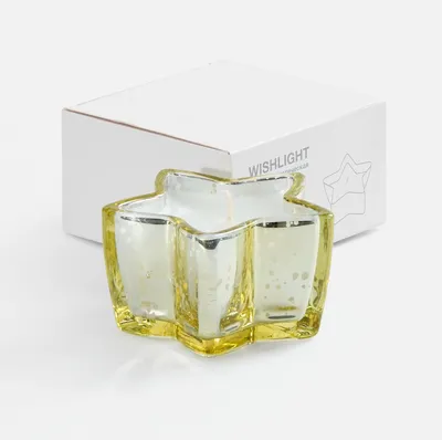Свеча Wishlight, золотистая — фото 3