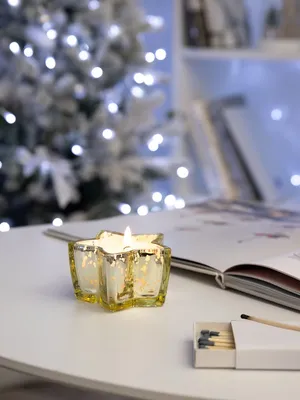 Свеча Wishlight, золотистая — фото 4