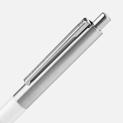 Ручка шариковая Senator Point Metal, ver.2, белая — фото 3