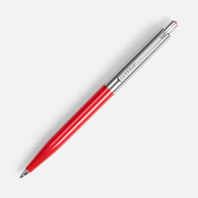 Ручка шариковая Senator Point Metal, ver.2, красная — фото 2