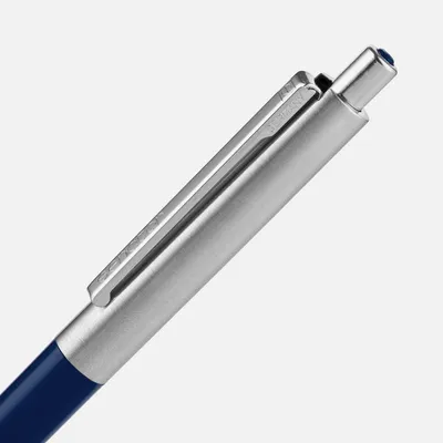 Ручка шариковая Senator Point Metal, ver.2, темно-синяя — фото 3