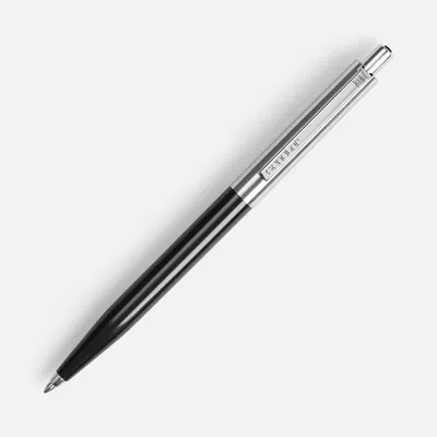 Ручка шариковая Senator Point Metal, ver.2, черная — фото 2