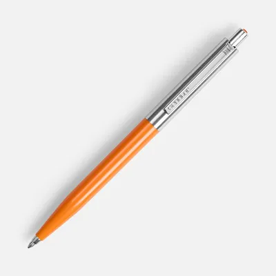 Ручка шариковая Senator Point Metal, ver.2, оранжевая — фото 2