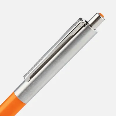 Ручка шариковая Senator Point Metal, ver.2, оранжевая — фото 3