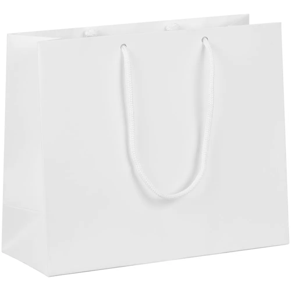 Пакет бумажный с ламинацией Lami Tote S, белый