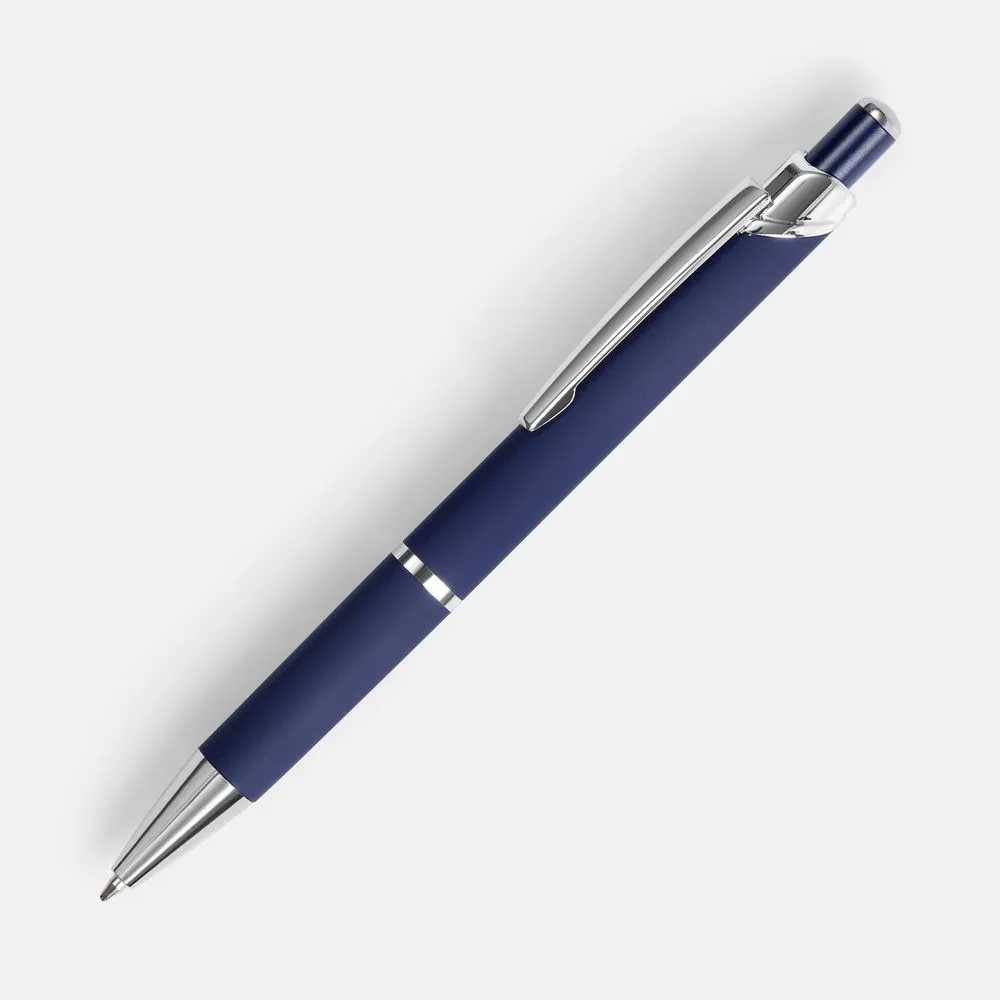 Ручка шариковая Chromos Soft Touch, синяя