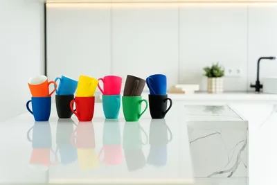 Кружка Good Morning с покрытием софт-тач, ver.2, черная — фото 6
