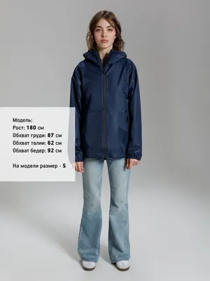 Куртка унисекс Nordvind DWR, темно-синяя — фото 11