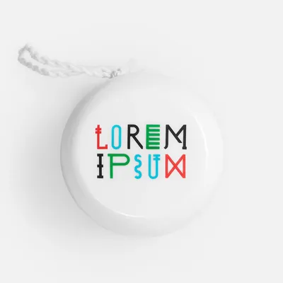 Антистресс-игрушка йо-йо Loopy, белая — фото 4