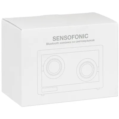 Bluetooth-колонка со светомузыкой Sensofonic, черная — фото 11