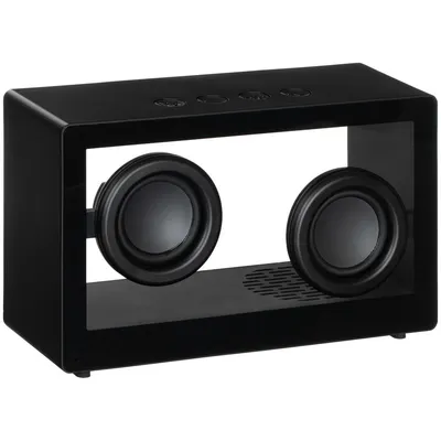 Bluetooth-колонка со светомузыкой Sensofonic, черная — фото 2