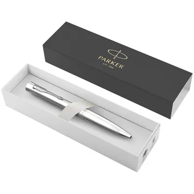 Ручка шариковая Parker Urban Twist Metro Metallic CT, серебристая — фото 3