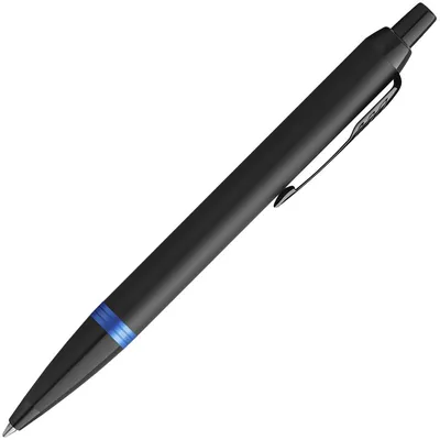 Ручка шариковая Parker IM Professionals Marine Blue BT, черная с синим — фото 2