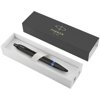 Ручка шариковая Parker IM Professionals Marine Blue BT, черная с синим — фото 4