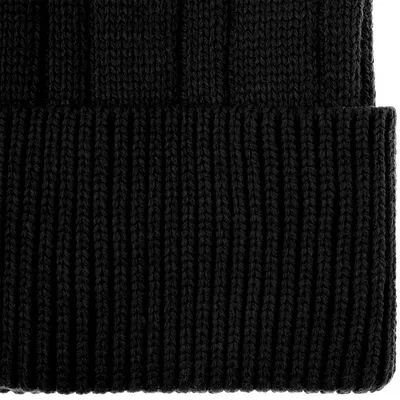 Шапка Knit Beat, черная — фото 3