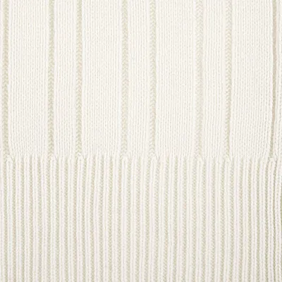 Шарф Knit Beat, белый (молочный) — фото 3