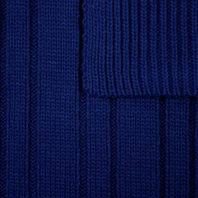 Шарф Knit Beat, темно-синий — фото 4