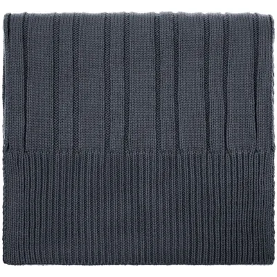 Шарф Knit Beat, серый (графит) — фото 2