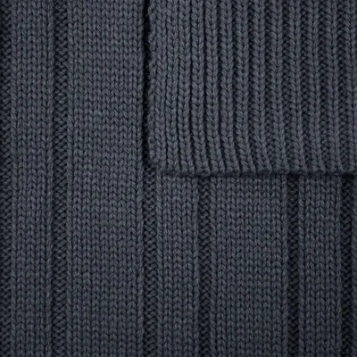 Шарф Knit Beat, серый (графит) — фото 4