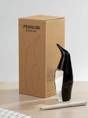 Штормгласс Penguin, черный — фото 9