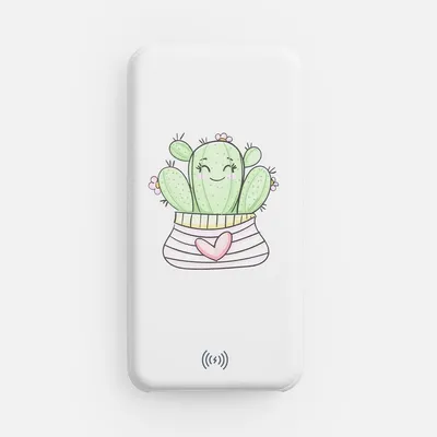 Аккумулятор с беспроводной зарядкой All Day Wireless, 10000 мАч, белый — фото 9