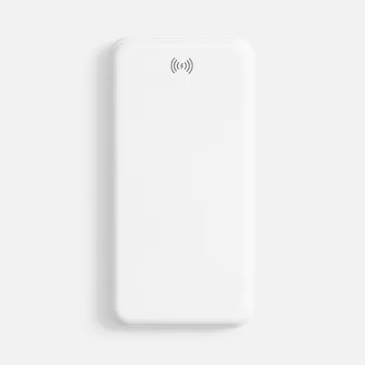 Аккумулятор с беспроводной зарядкой All Day Wireless, 10000 мАч, белый — фото 2