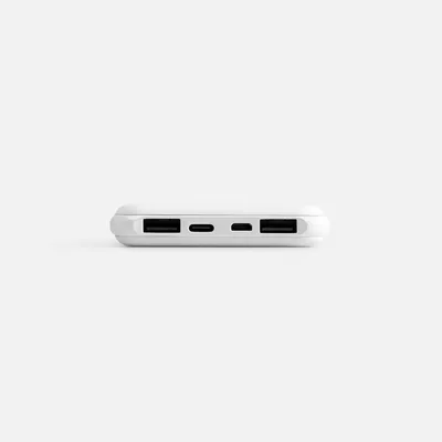 Аккумулятор с беспроводной зарядкой All Day Wireless, 10000 мАч, белый — фото 4