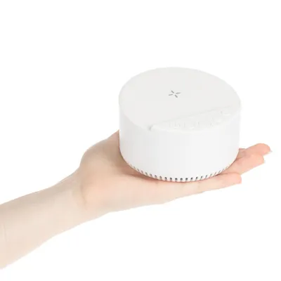 Bluetooth-колонка с беспроводной зарядкой relaxTime, белая — фото 8